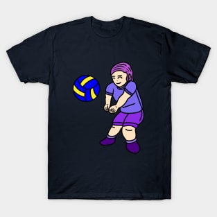 Chibi volleyball player girl T-Shirt